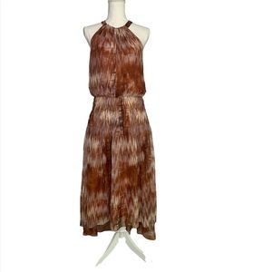 Elizabeth and James Silk Boho Maxi Dress size XS